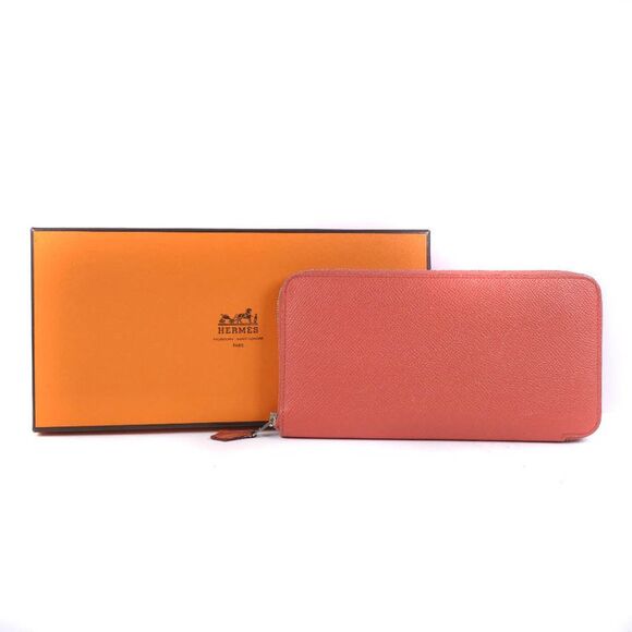 Hermès Azap Pink Leather Wallet  (Pre-Owned) - Picture 3 of 9